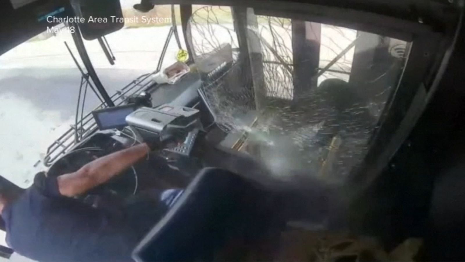 Caught on camera: Argument turns into shootout between bus driver, passenger