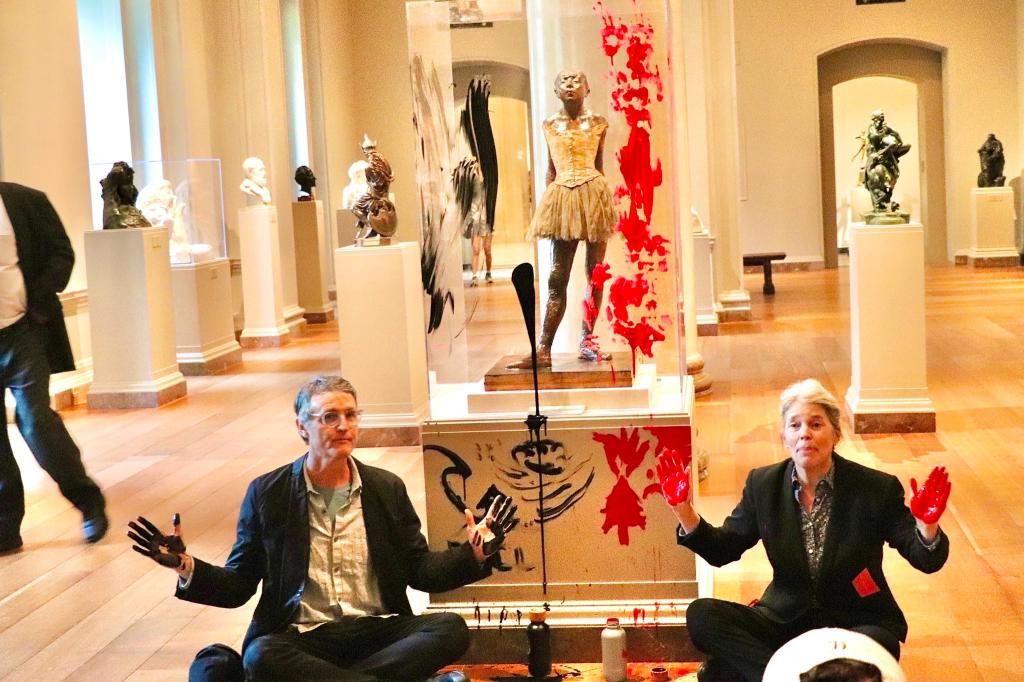 Climate activists indicted for smearing paint on famous Edgar Degas sculpture case at National Gallery