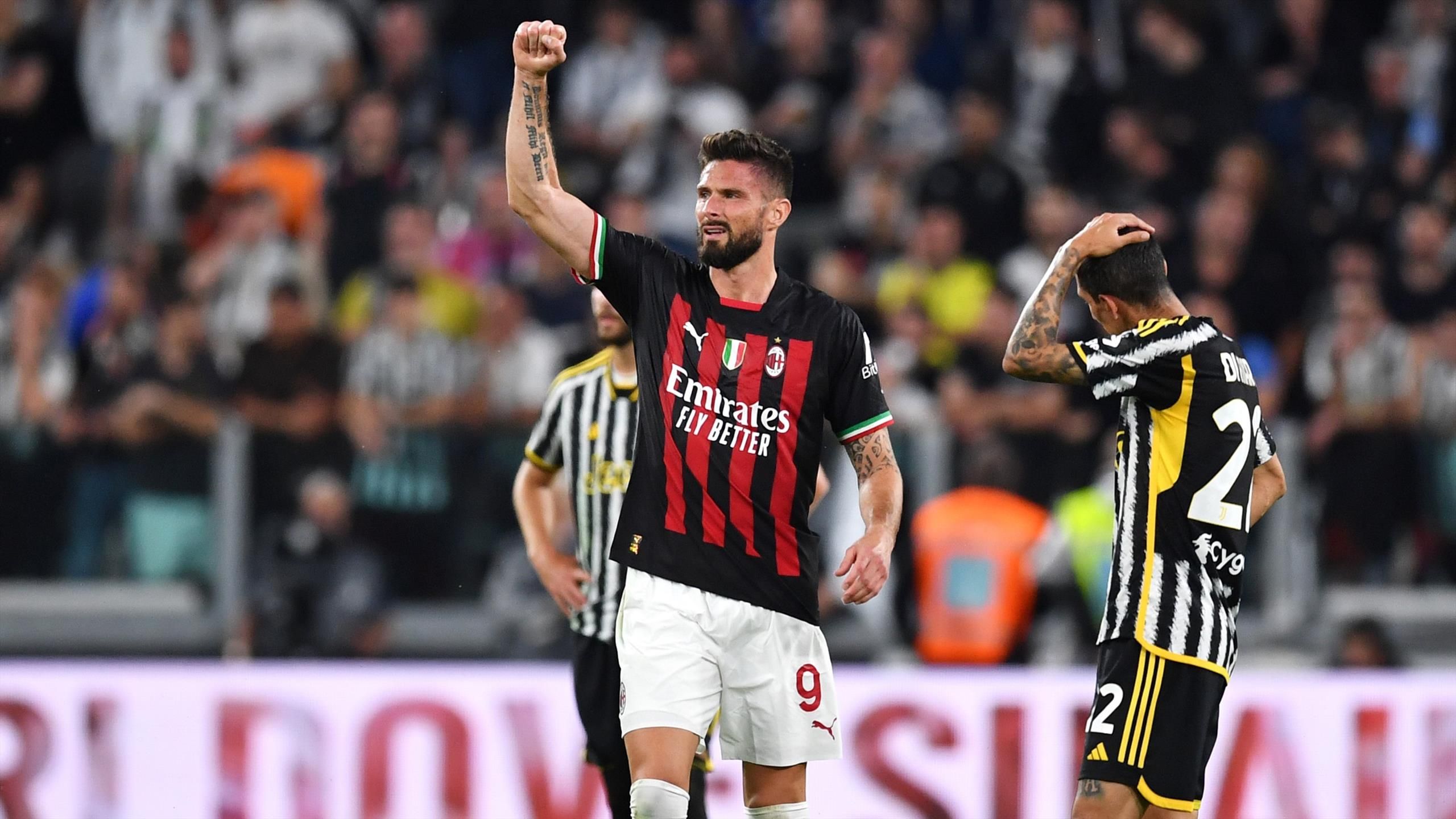 Serie A - 37e journée : L'AC Milan l'emporte chez la Juventus et sécurise sa place en Ligue des champions