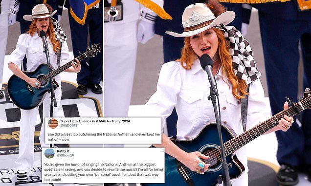 Indy 500 fans SLAM Jewel for 'extremely disrespectful' rendition of the national anthem before race