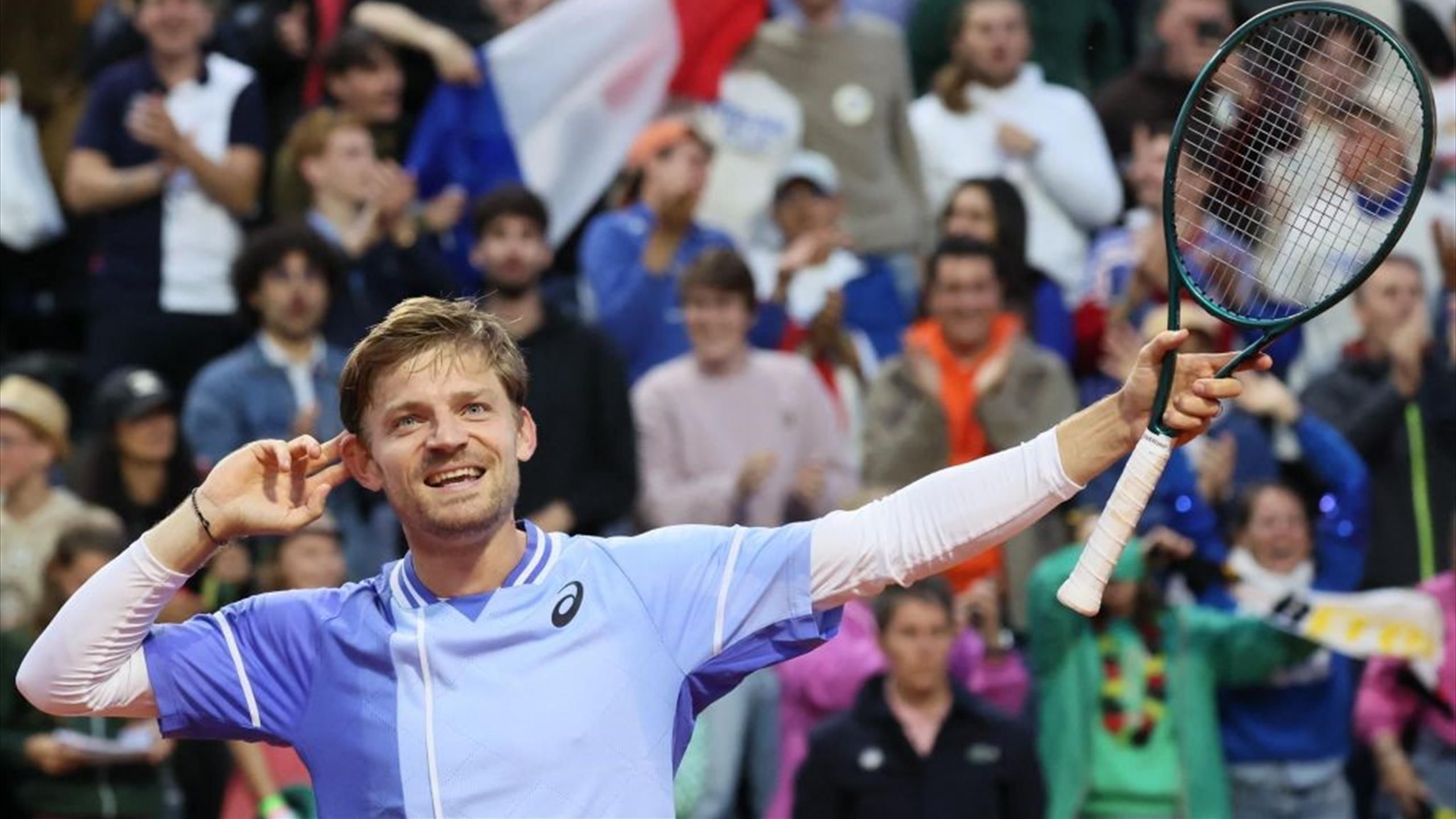 David Goffin dénonce une "ambiance malsaine" à Roland-Garros : "Quelqu'un m'a craché son chewing-gum"