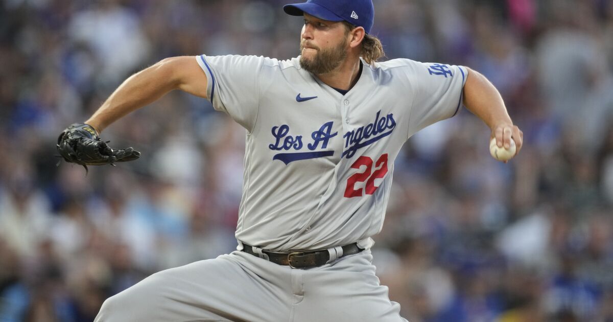 Fatigued Clayton Kershaw exits in the sixth after flirting with no-hitter for Dodgers