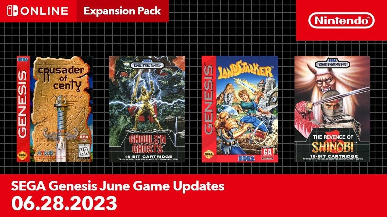 Four Sega Genesis / Mega Drive Games Have Been Added To Switch Online's Expansion Pack