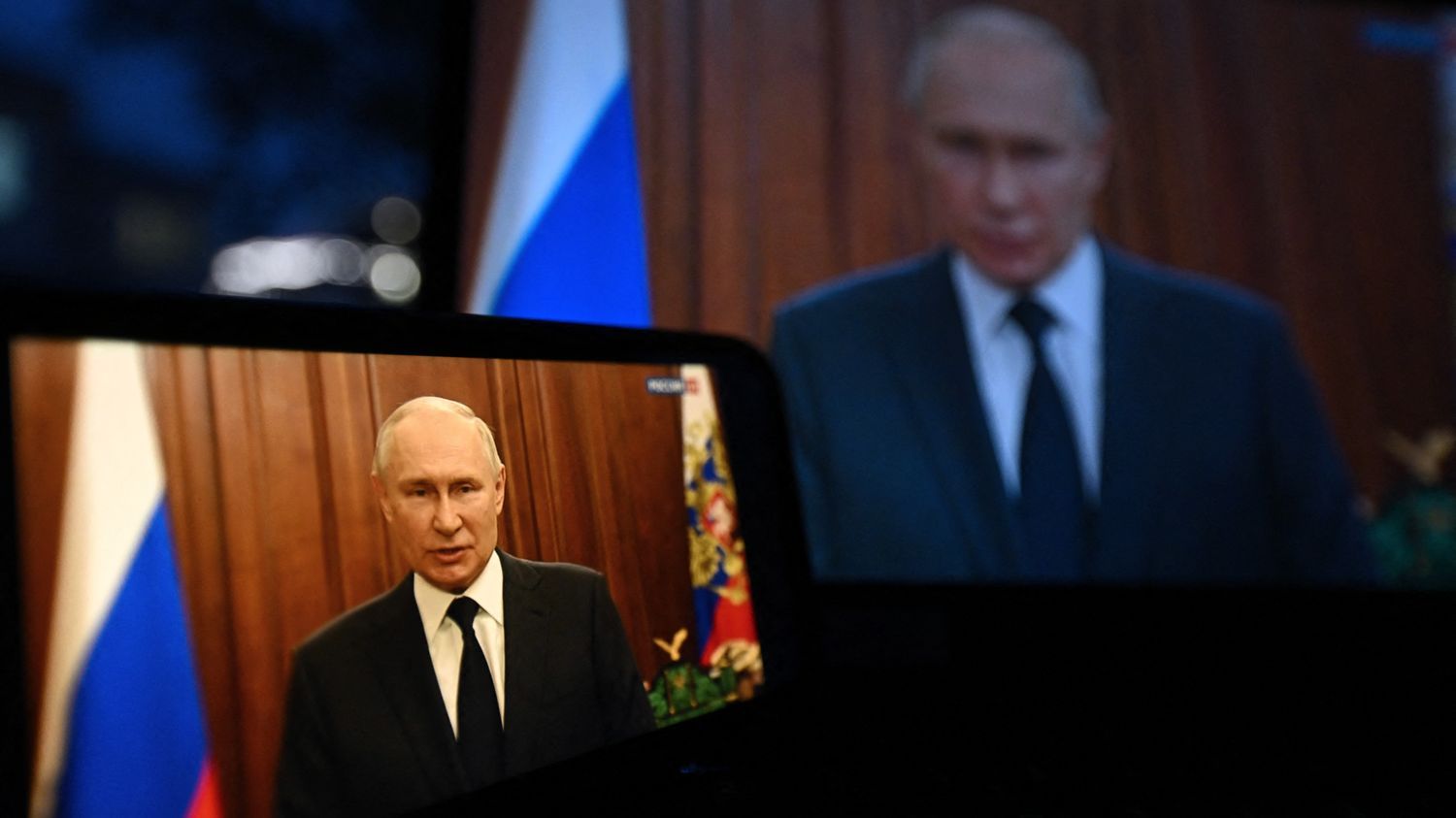 Rébellion de Wagner : les télévisions russes reprennent en boucle la version de Vladimir Poutine