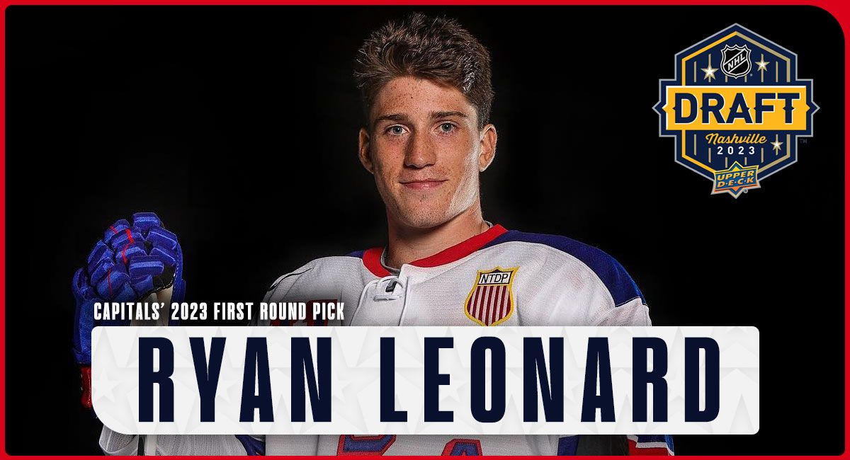 Washington Capitals select Ryan Leonard with eighth overall pick in 2023 NHL Draft