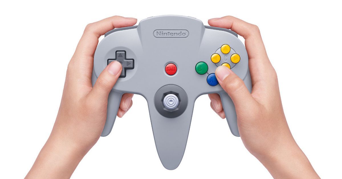 The N64 controller for the Nintendo Switch is back in stock at the Nintendo store