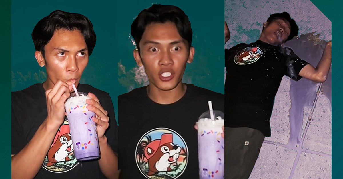 The Grimace shake TikTok trend, explained