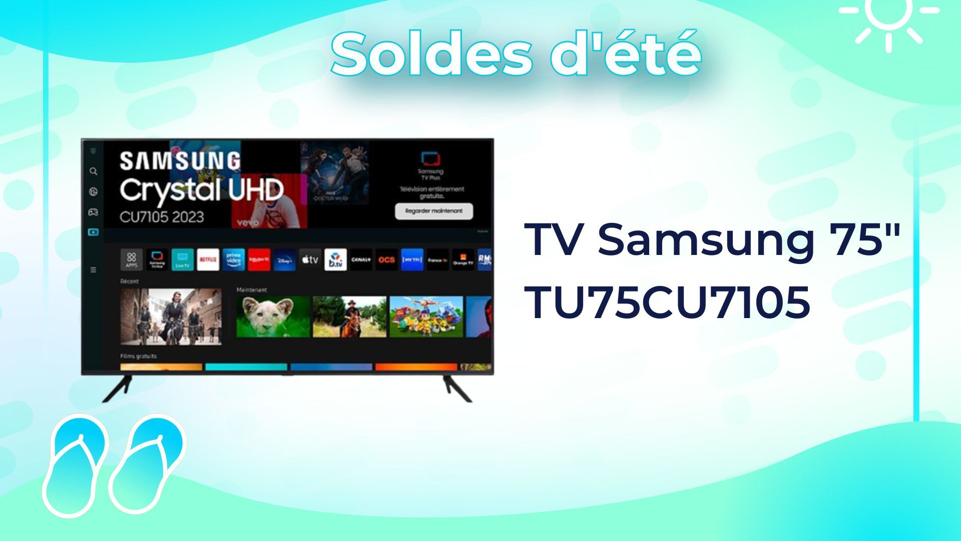 Ce TV géant de Samsung (75") coûte moins de 800 € pendant les soldes