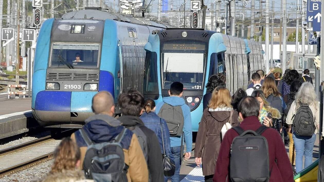 Une partie du trafic des TER du Grand Ouest perturbé ce week-end en raison d’une grève