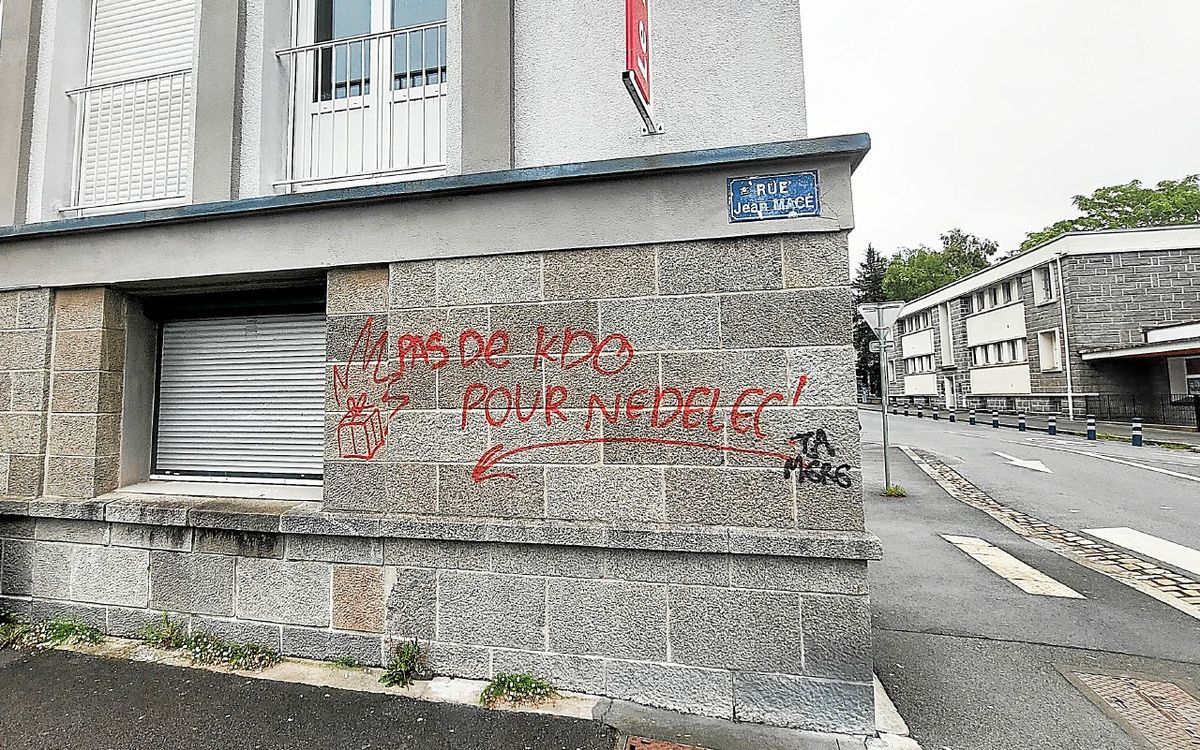 À Brest, l’élu Yohann Nédélec menacé par un tag à la suite de l’expulsion du squat de l’Avenir