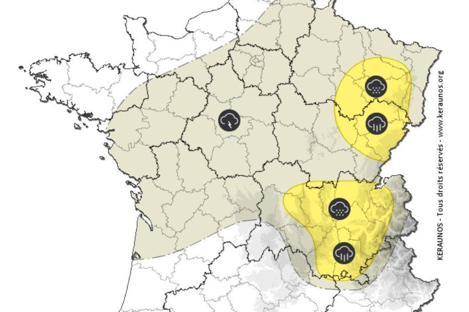 Météo. Des orages de nouveaux attendus en Franche-Comté