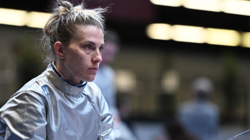 Olga Kharlan: Ukrainian fencer calls for rule change after disqualification for refusing to shake hands with Russian opponent