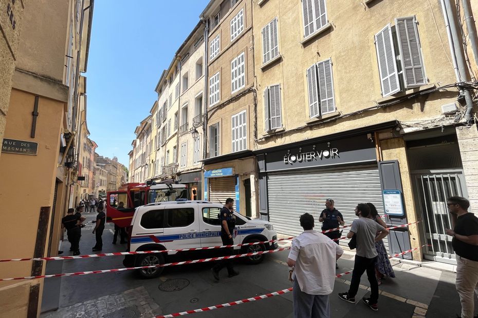 Près de 50 logements et des commerces évacués à Aix-en-Provence après l'effondrement partiel d'une cave