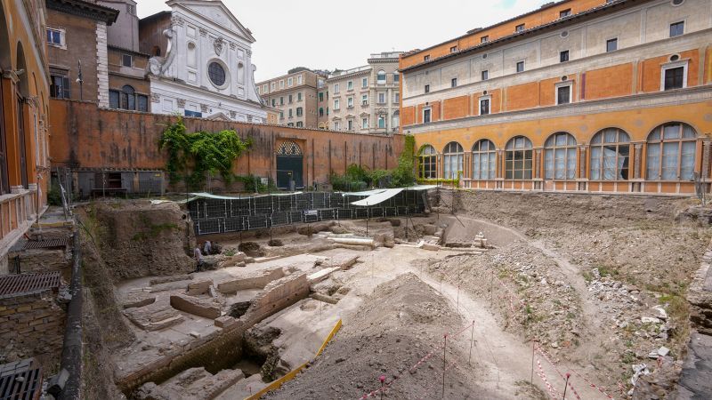 Emperor Nero's lost theater unearthed in Rome, near the Vatican