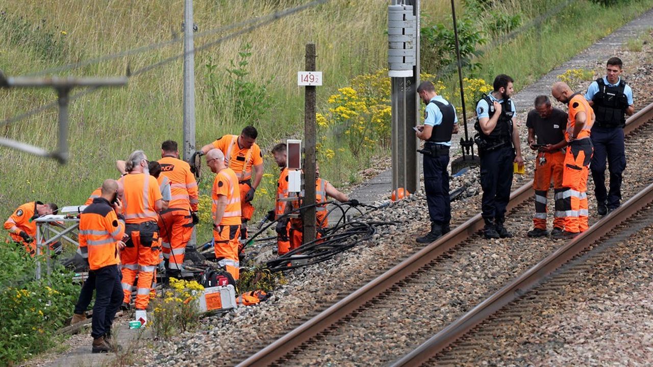 JO : l'enquête sur le sabotage des lignes TGV progresse