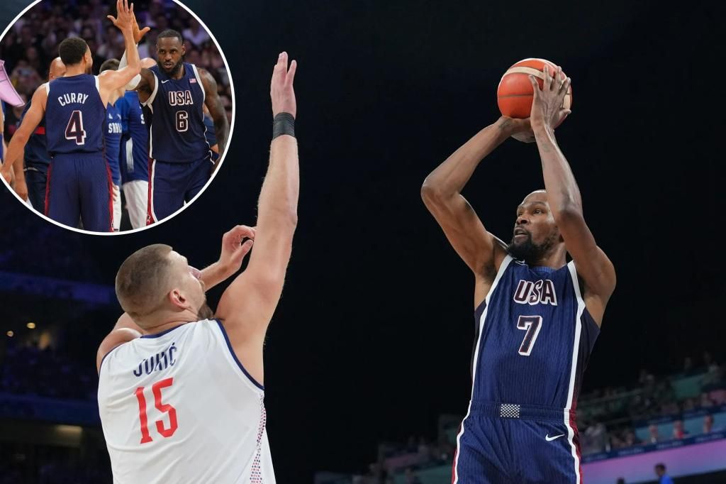 Kevin Durant powers Team USA to Olympics-opening win vs. Serbia