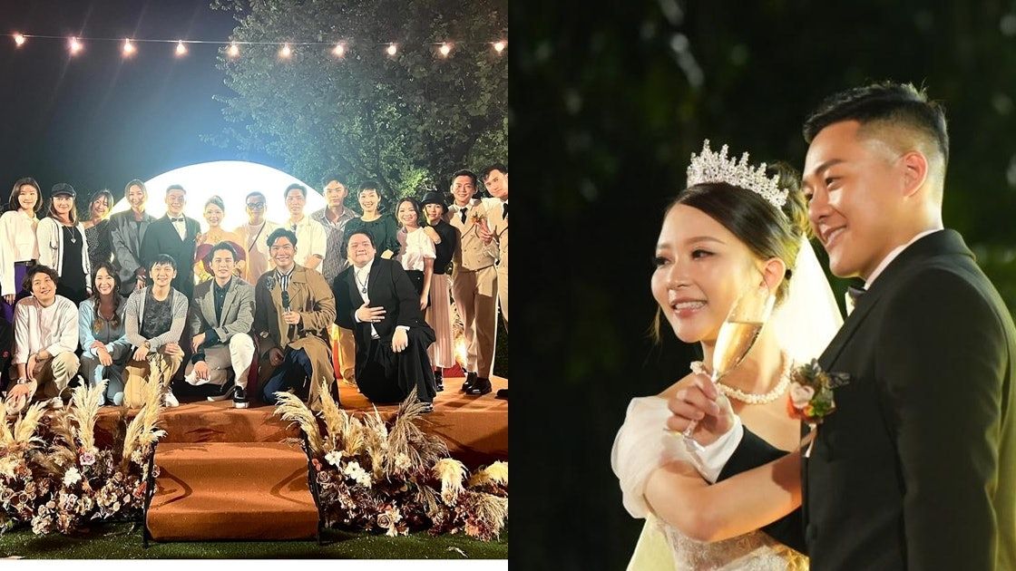 關曜儁戶外婚禮撞正TVB節目巡禮 人緣好大批好友趕場送祝福