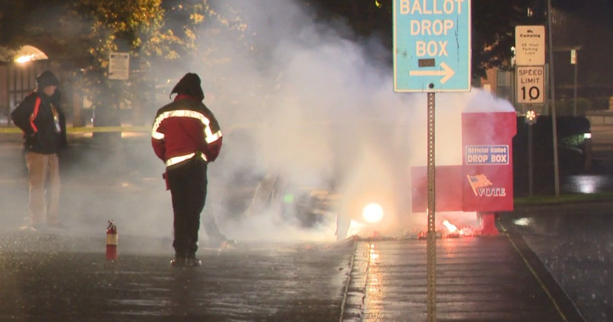 Ballot drop box fires in Oregon and Washington are likely connected, officials say