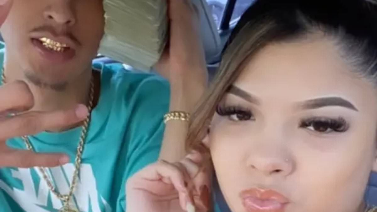 Cops investigating 'possible murder' of pregnant teen Savanah Soto and her boyfriend release video of 'persons of interest': One is seen driving a pickup truck as another drove the Kia victims were fo