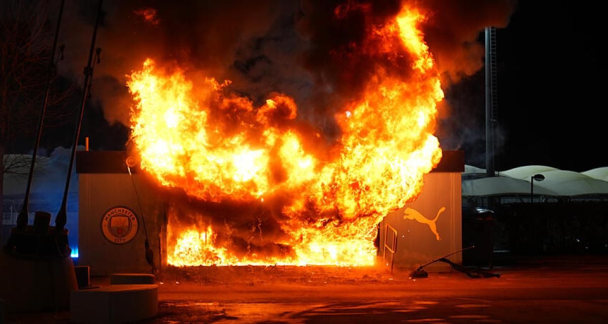 Un incendie à Manchester City avant le match contre Bruges !