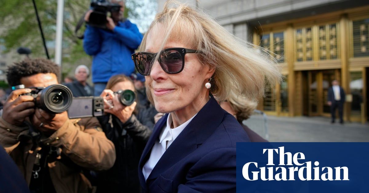 E Jean Carroll: ‘invincible old lady’ tells Trump rape trial of years of suffering