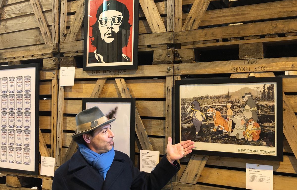 Une expo Banksy initiée par un collectionneur, fan de la première heure de l'artiste