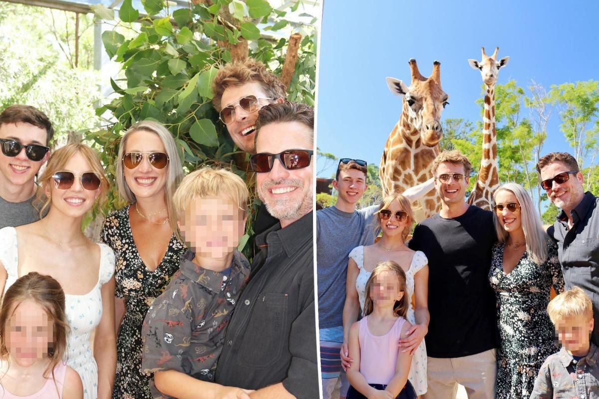 Sydney Sweeney seen cozying up to Glen Powell's family during zoo trip