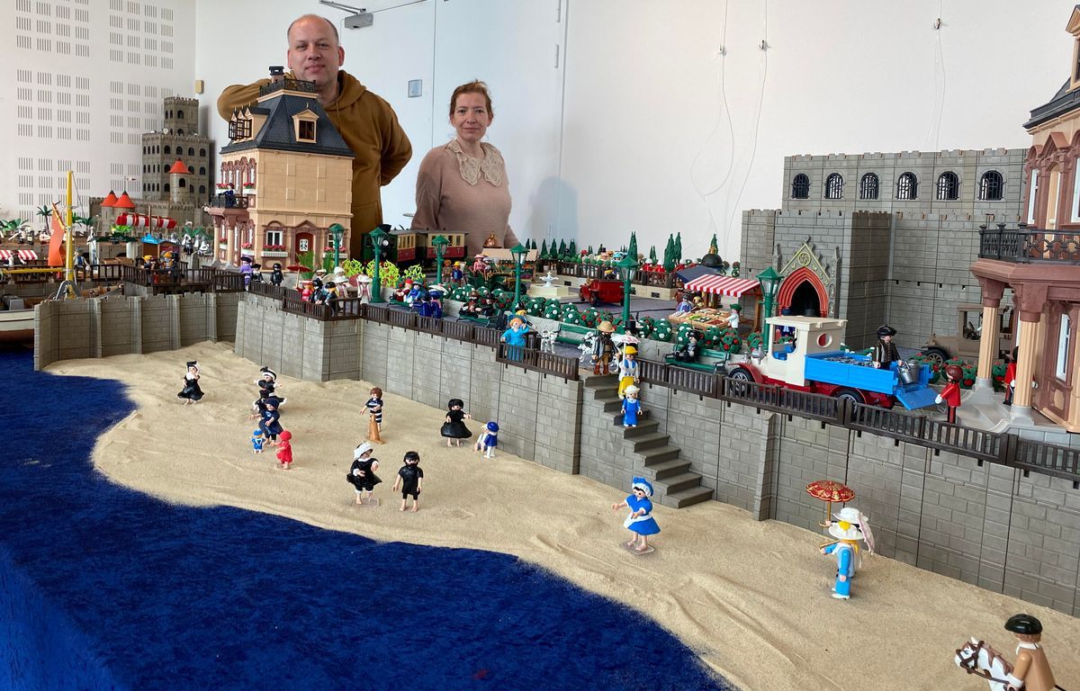 " Apprendre aux plus jeunes, faire retomber en enfance les plus âgés "... Quand 7.000 Playmobil prennent vie à Mimizan