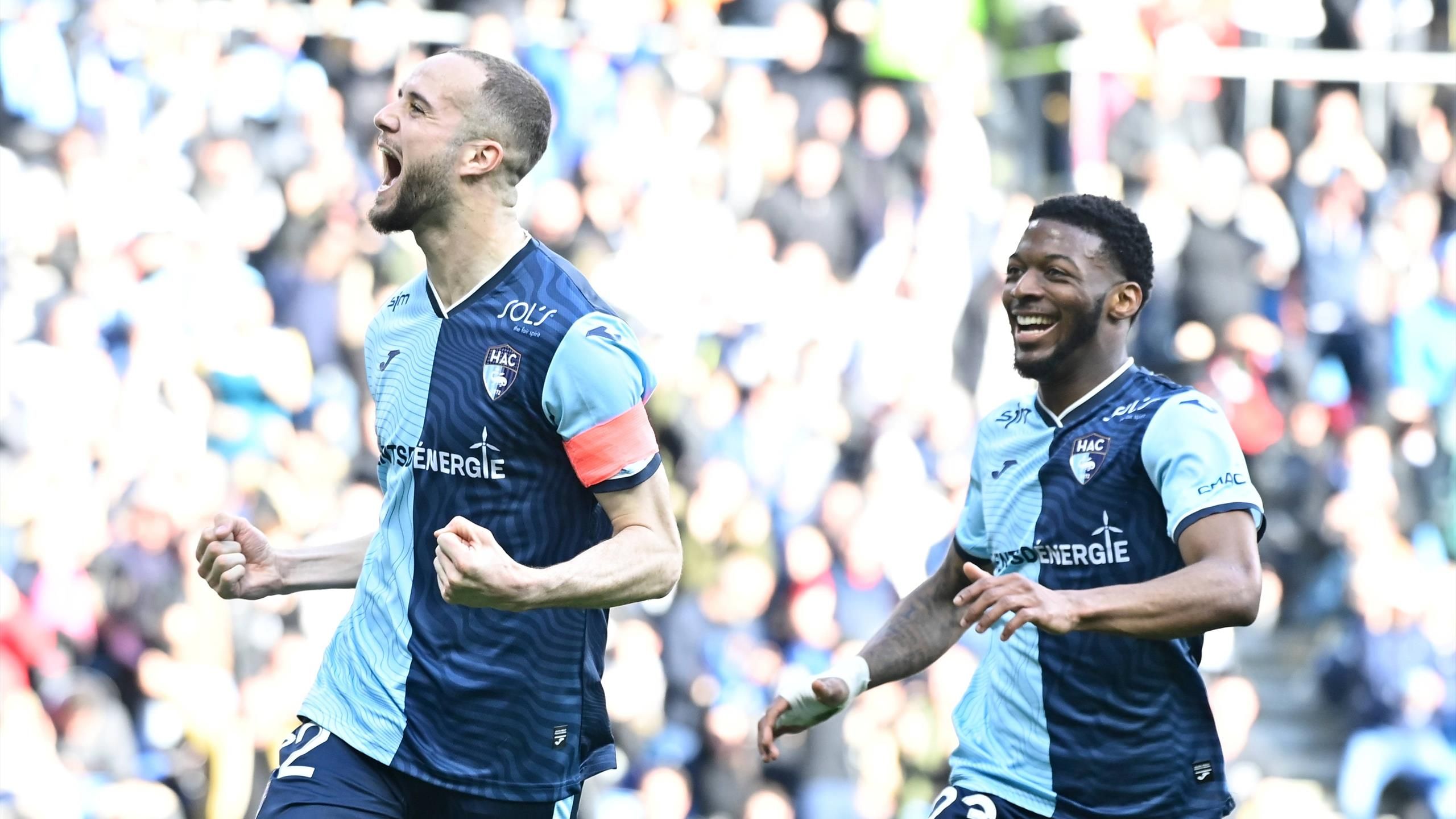 Le Havre vainqueur à Caen (1-2) et toujours plus près de la montée en Ligue 1