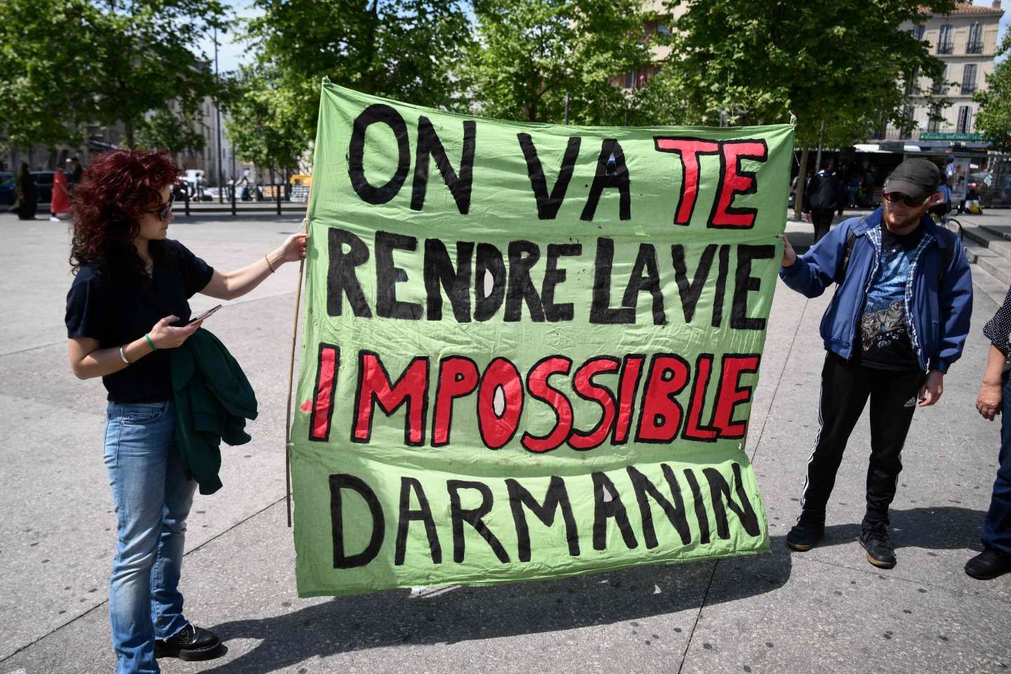 Manifestations en France contre la politique migratoire portée par Gérald Darmanin