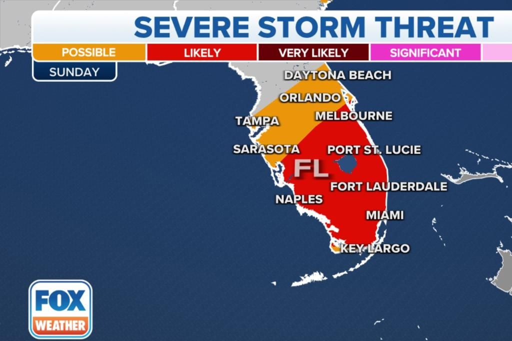 Severe weather likely across Southeast this weekend with hail and tornadoes