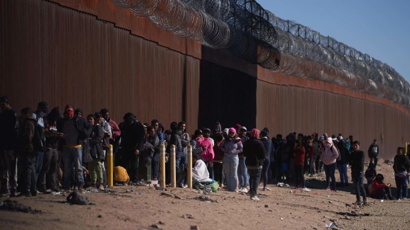 Border facilities reach capacity amid spike in migrants