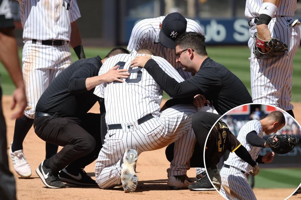 Anthony Rizzo 'fine' after Yankees injury scare