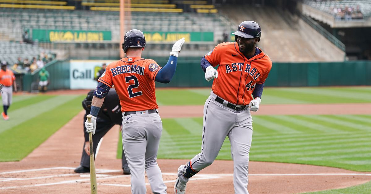 Home run barrage sinks A’s in 10-1 loss to Astros