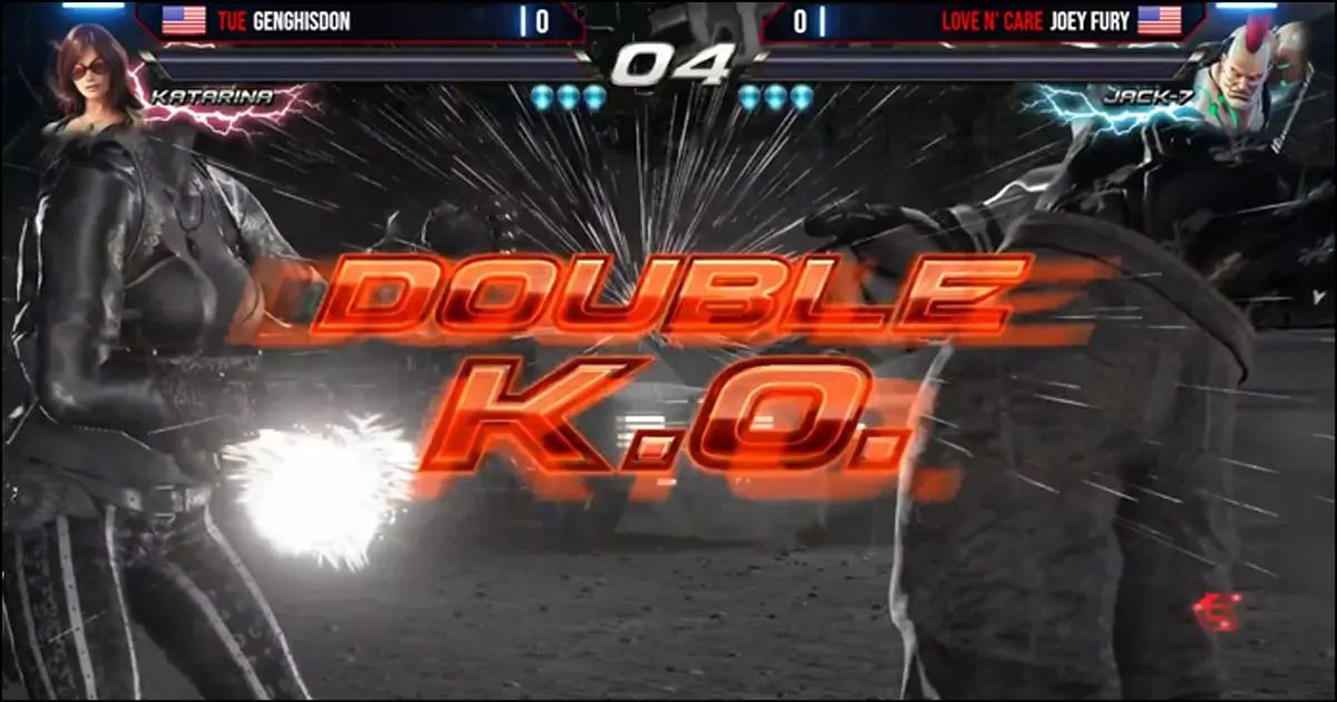 Tekken 7 top 8 qualifier begins with crazy double KO and somehow ends even wilder at Combo Breaker 2023