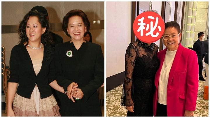 已故粵劇名伶新馬師曾女兒鄧小艾愈大愈似祥嫂 濃妝抺艷現身婚宴保養得宜成個貴婦