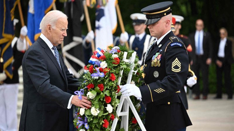 Biden recognizes nation's 'sacred obligation' to military families in Memorial Day speech