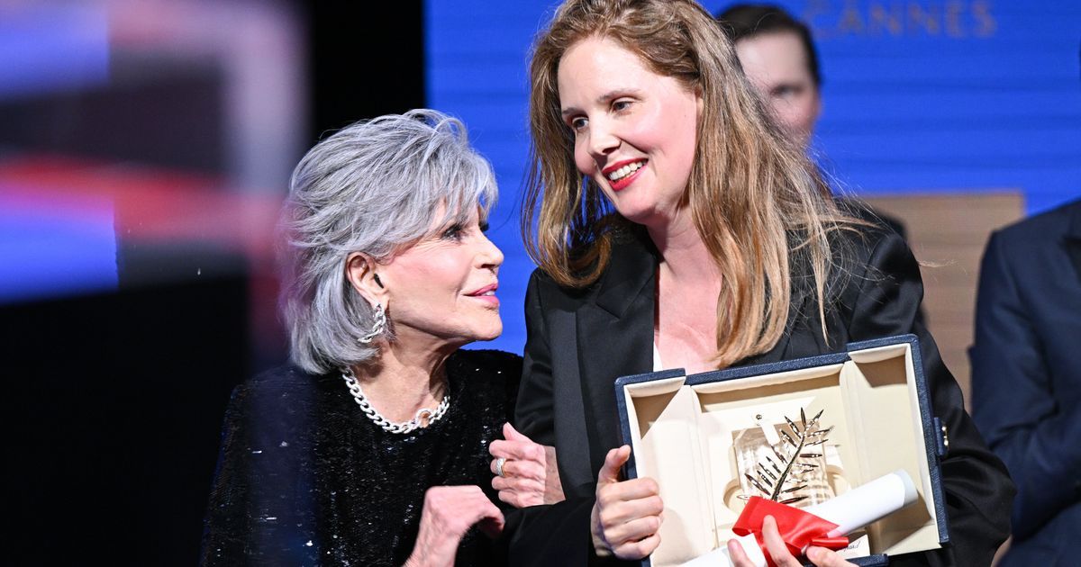 Jane Fonda Throws Award Scroll At Cannes Winner Justine Triet