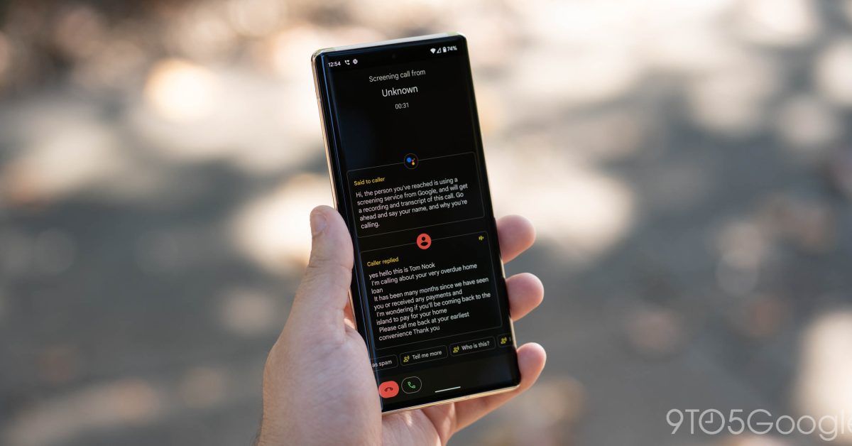 Pixel's Call Screen feature is being simplified