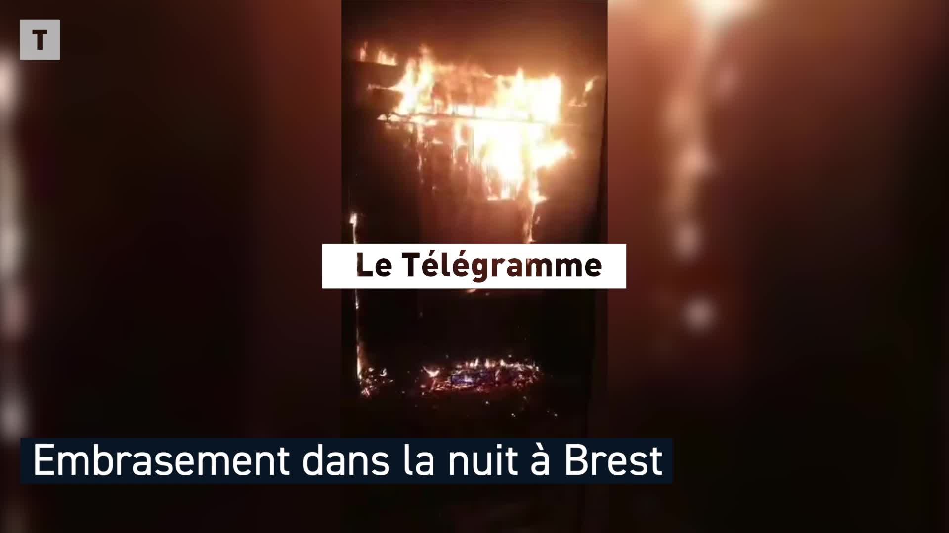 À Brest, Kerbio Europe en partie détruit par les flammes, des voitures incendiées et la mairie de quartier touchée [En images]