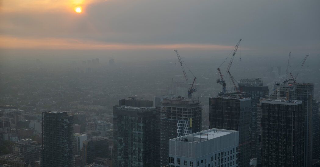 Wildfire Smoke Haze From Canada Fires Returns to New York Area