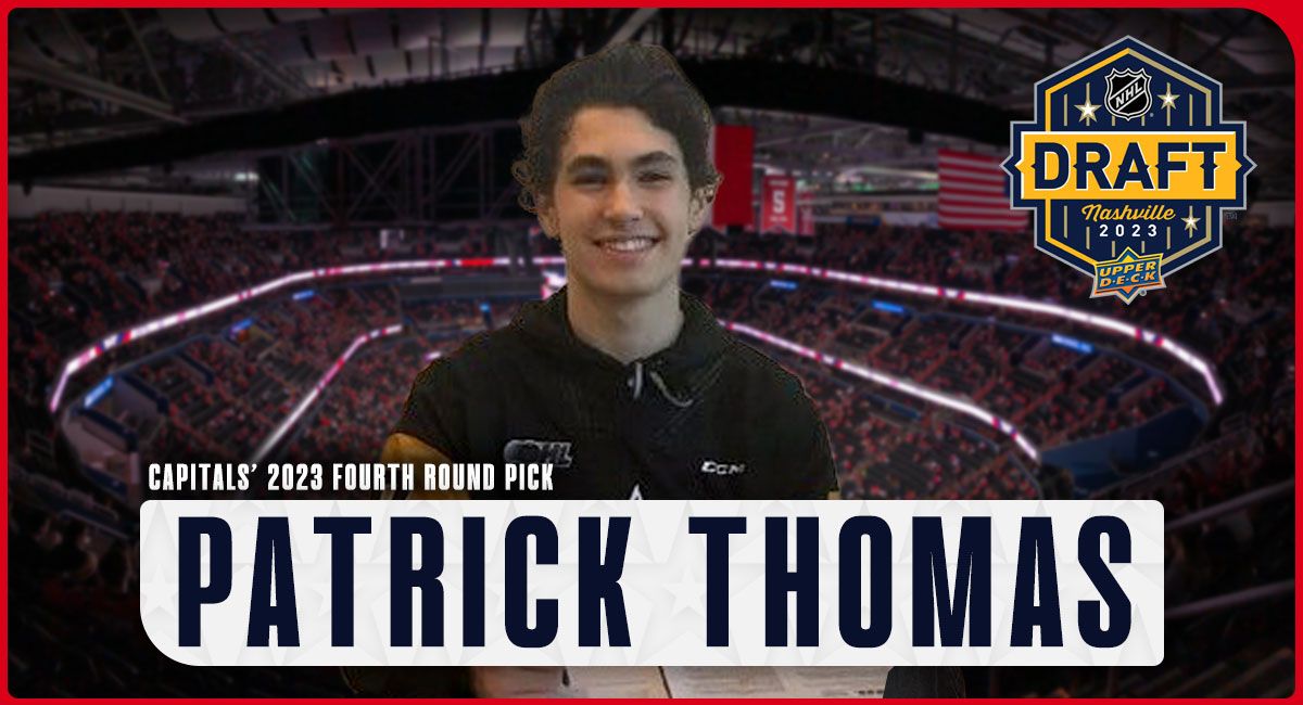 Capitals select Hamilton Bulldogs leading scorer Patrick Thomas in fourth round of 2023 NHL Draft