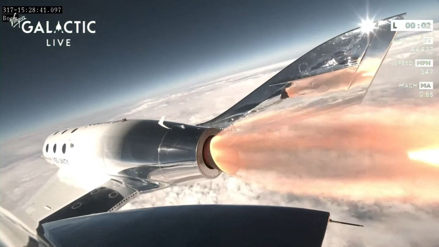 Virgin Galactic a emmené ses premiers clients dans l'espace