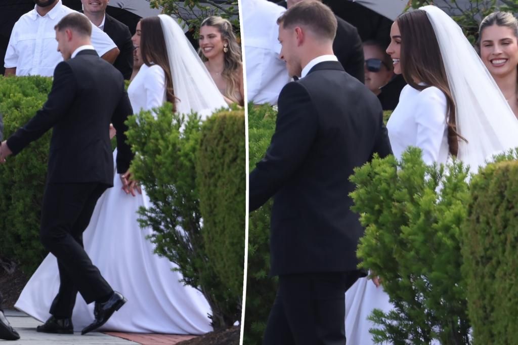 Olivia Culpo and Christian McCaffrey get married in Rhode Island