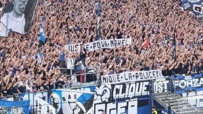 Foot : "Justice pour Nahel", les ultras de Hambourg se positionnent contre la police française