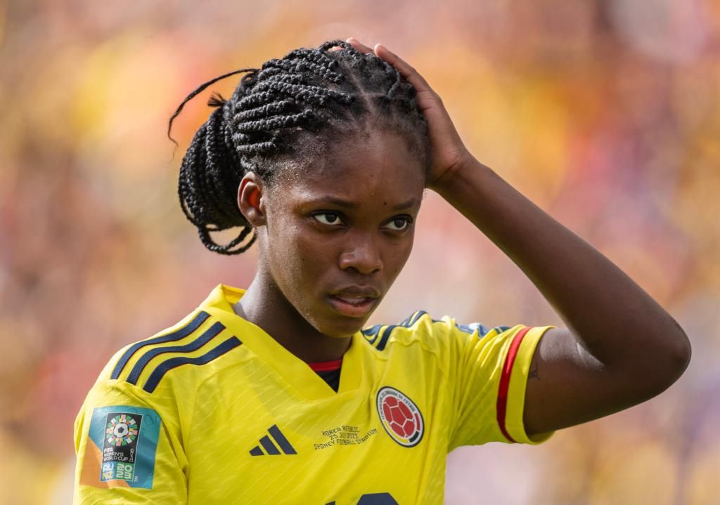 Colombia's Linda Caicedo collapses at World Cup practice