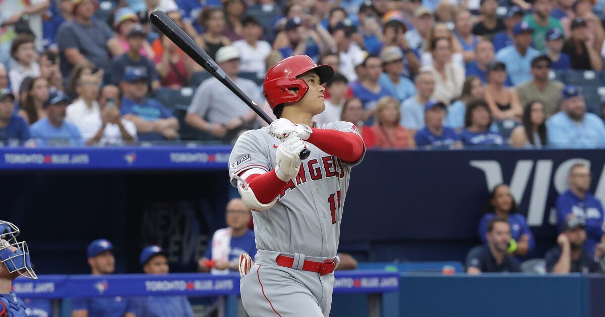 Shohei Ohtani hits MLB-leading 39th home run in Angels' loss