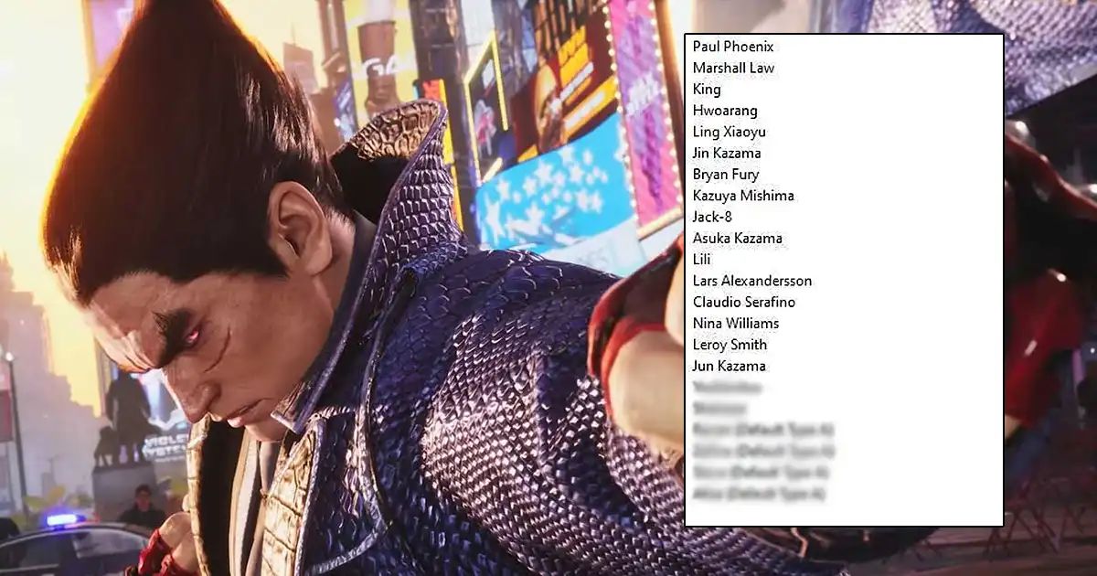 Several unannounced Tekken 8 characters potentially leaked after fans dig into game files of closed network test