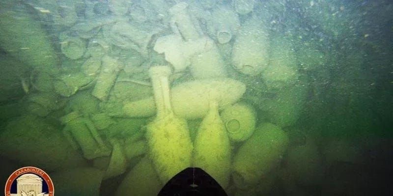 Roman Cargo Ship Found With 2,000-Year-Old Jars Off Italy's Coast