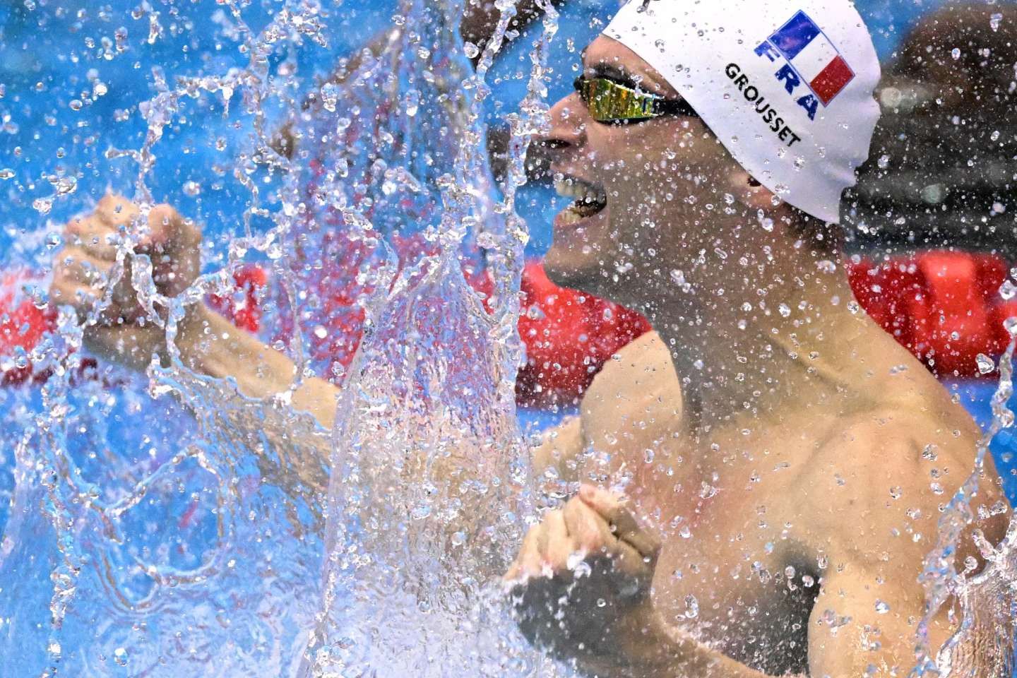 Maxime Grousset, champion du monde du 100 mètres papillon, un coup d’essai et un coup de maître